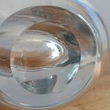 Vicke Lindstrand crystal vase (1904-1983) signed Kosta Boda Woman in bath