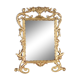 Mirror Psyche table of the XIX th in Gilded Bronze, LOUIS XV style, beveled ice cream