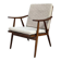 Boomerang armchair