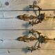 Paire d'appliques en bronze de style Empire