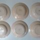 Digoin Sarreguemines 6 soup plates 9181