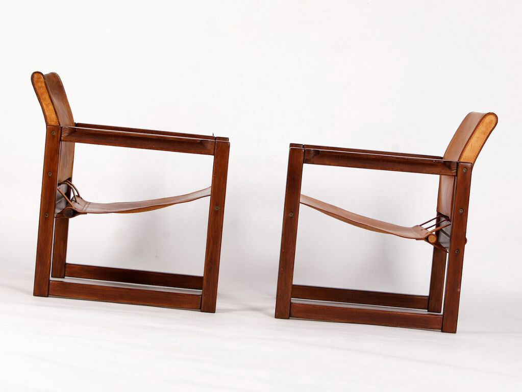 Pair of Ikea Diana Safari chairs by Karin Mobring 1970s