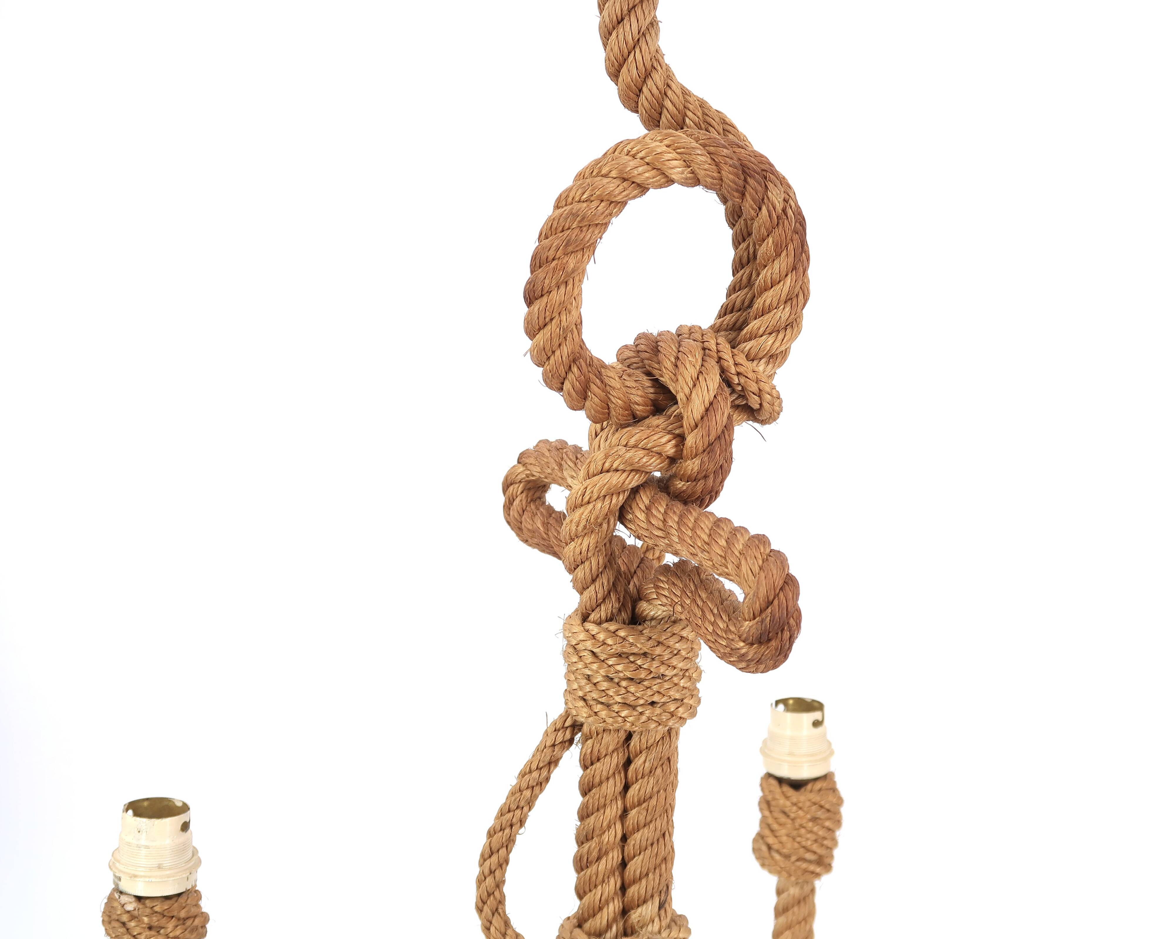rope anchor chandelier, 1960s