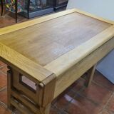 vintage modular table in oak GILLERME and CHAMBRON