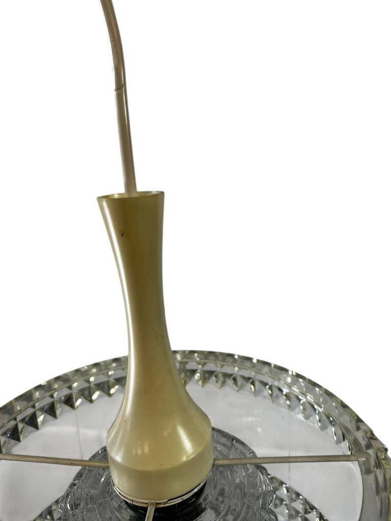 Vintage space age chandelier / 1970s pendant light