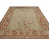 Handmade Vintage Needlepoint Rug Aubusson Tapestry - 122x186cm