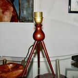 Lampe vintage en teck massif de severin hansen  1960