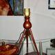 Vintage solid teak lamp by severin hansen 1960