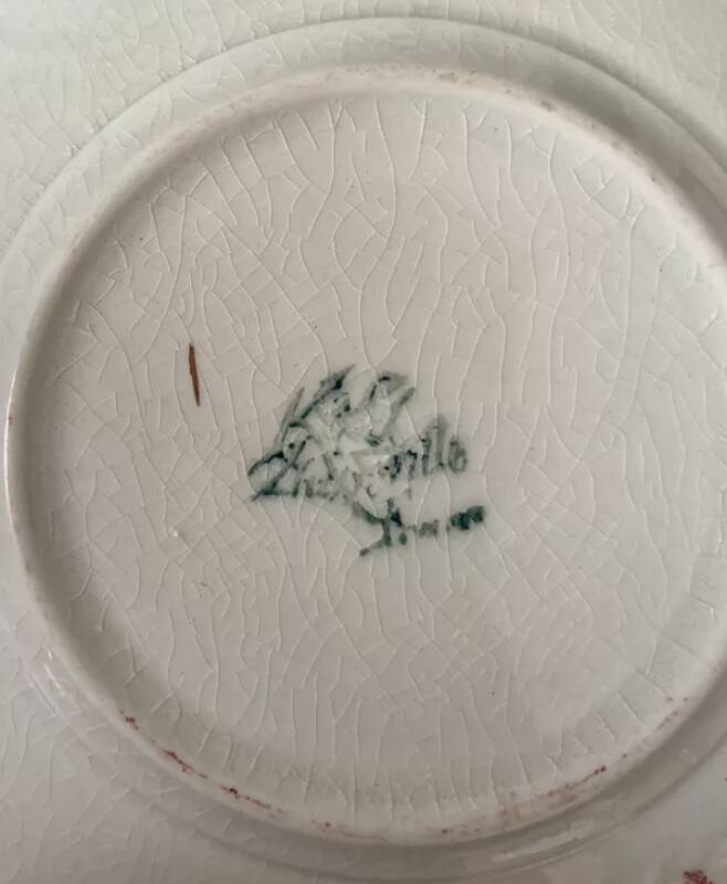 Lunéville keller and guerin pink slip cups.