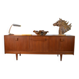 Long Teak Sideboard by Ejvind Johansson for Gerns Møbelfabrik, Denmark, 1960s