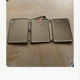 Triptych barber mirror  60x19cm