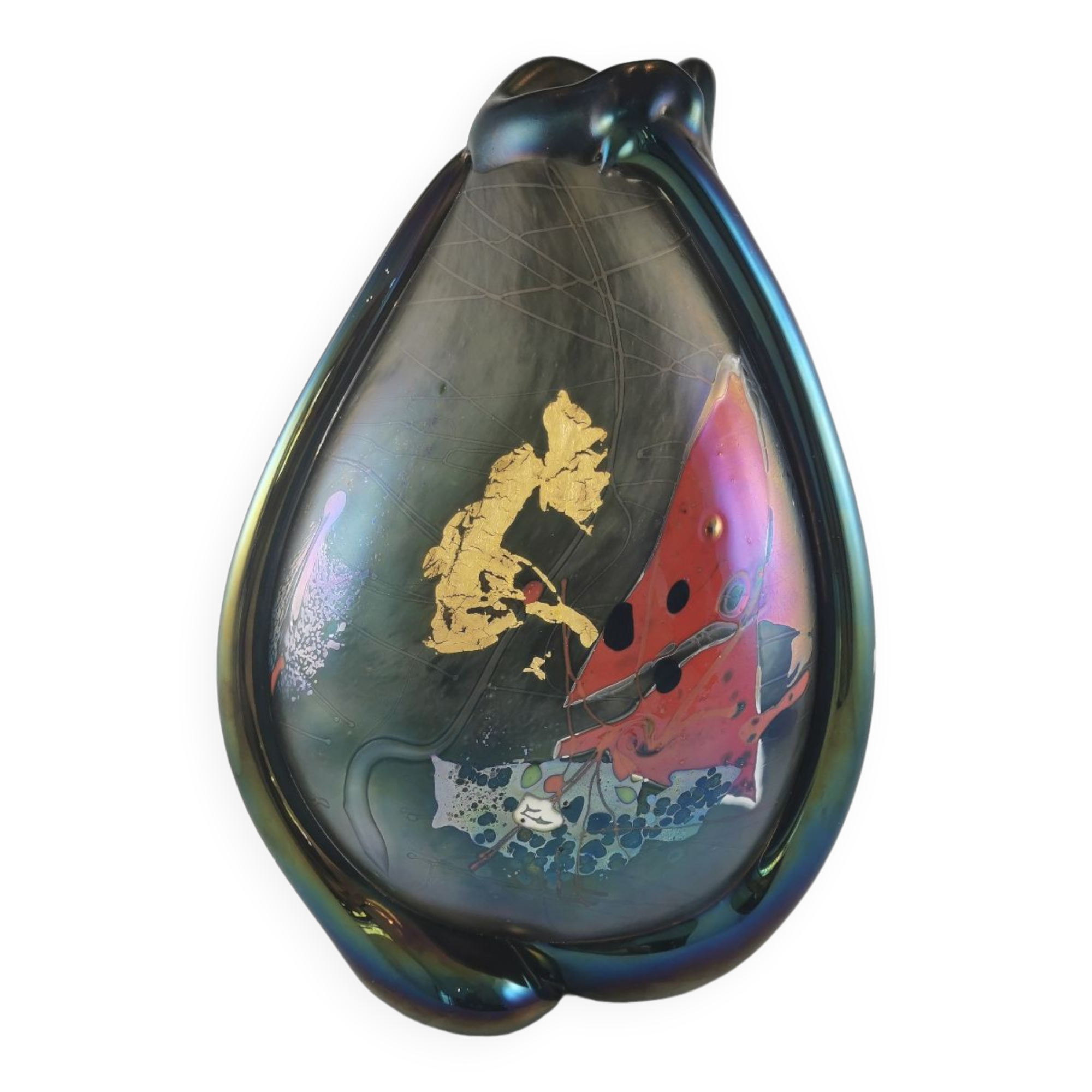 "Cord foot" vase, signed Robert Pierini, 1990s