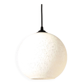 Suspension verre de clichy globe XXL