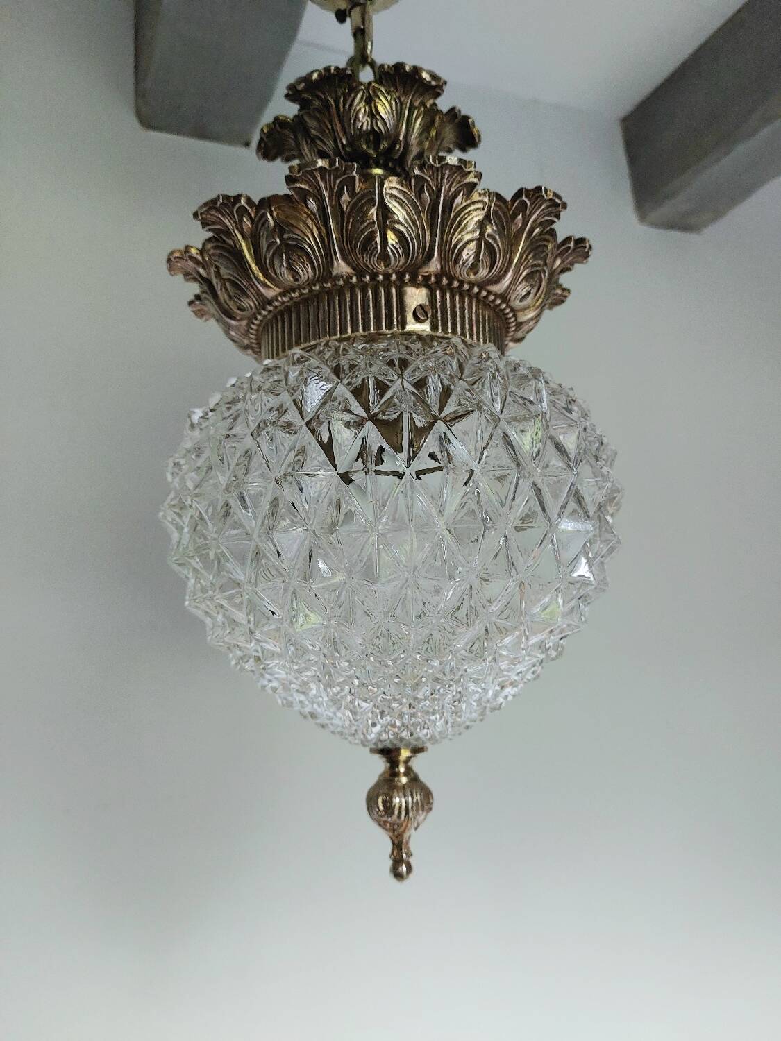 Art Nouveau ceiling chandelier
