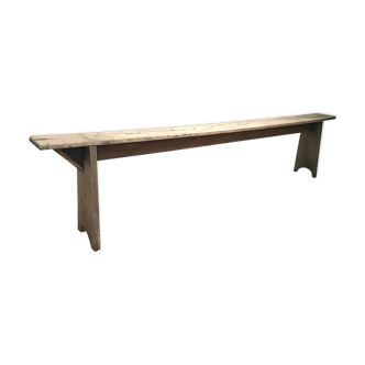 Banc de ferme  ancien 231cm