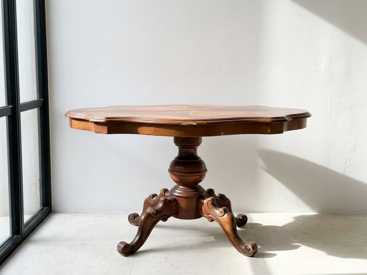 Table Art Déco bois violon