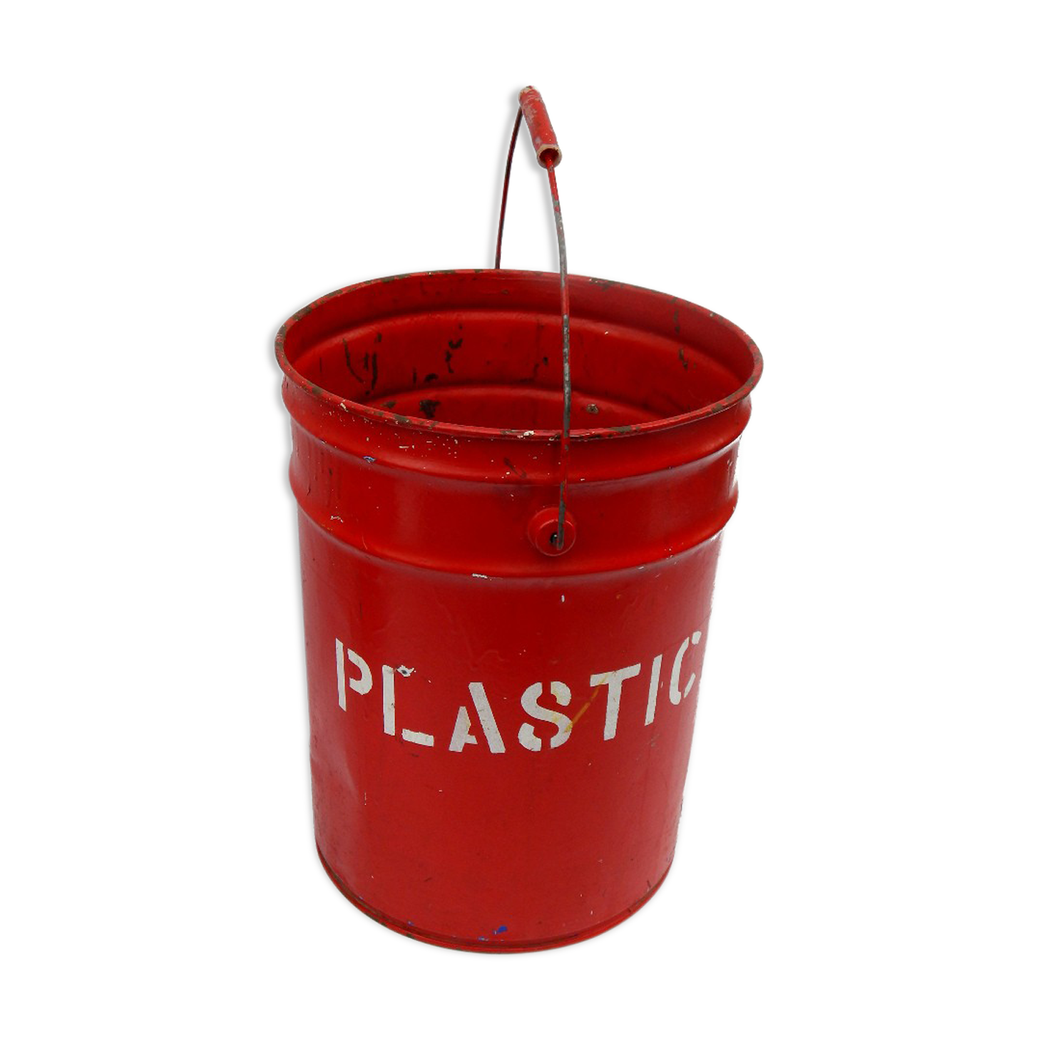 Boat boat metal vintage red original india