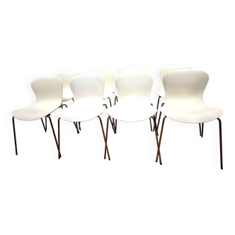 Suite de 8 chaises NAP KS50, Fritz Hansen
