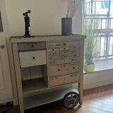 Ancien petit meuble de mercerie