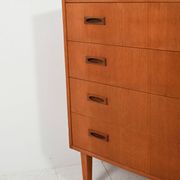 1960s Scandinavian teak chest of drawers