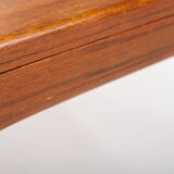 Extendable dining table in teak by Johannes Andersen for Uldum Møbelfabrik