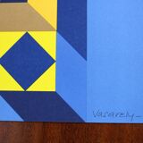 "tridimor" silkscreen by Victor Vasarely 1969