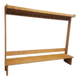 Vestiaire banc d'école maternelle