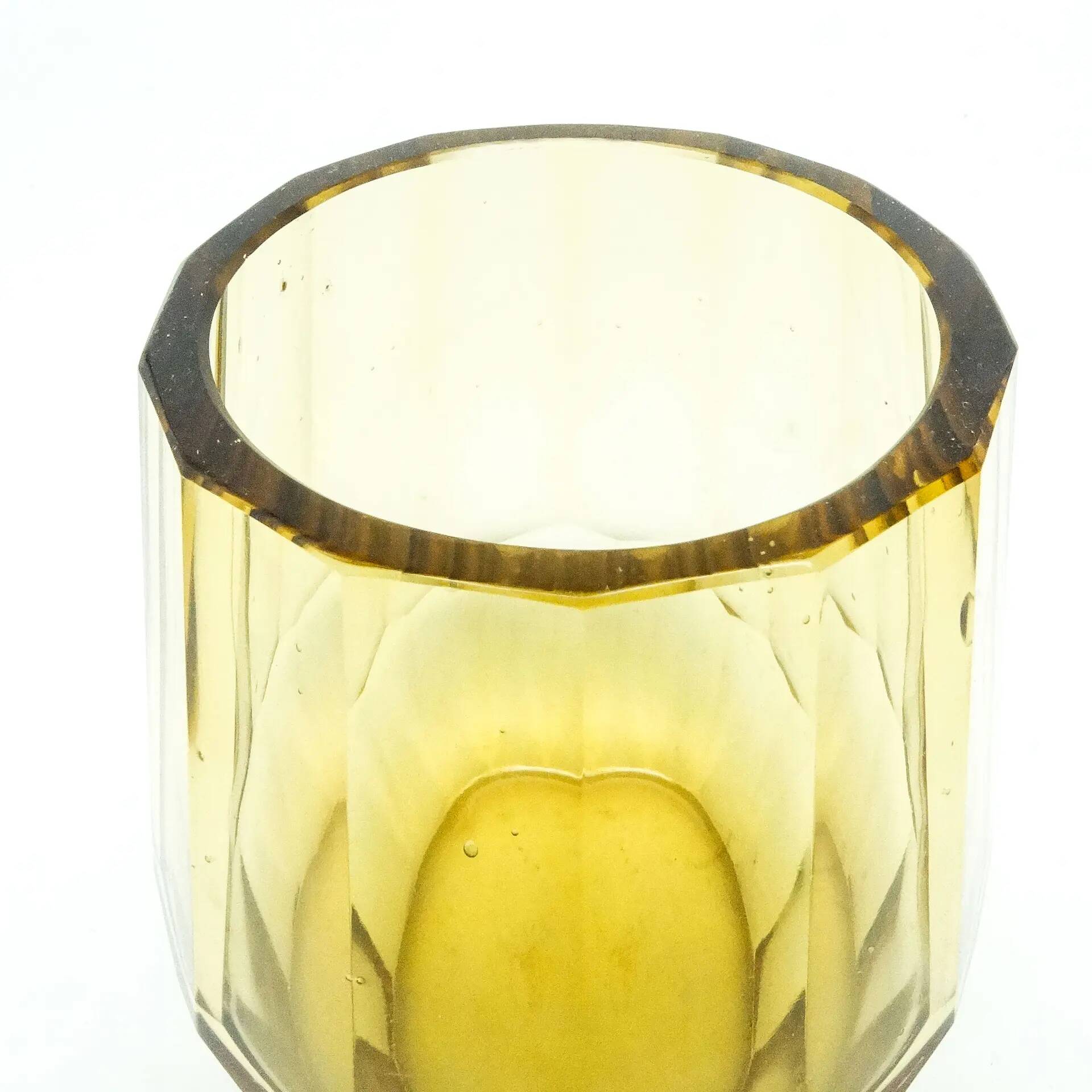 Art Deco vase, crystal, Czechoslovakia, 1930s