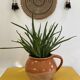 Chaudron tripode vintage en terre cuite