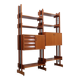 Mid-Century Italian teak bookcase / room divider AV Arredamenti 1960s