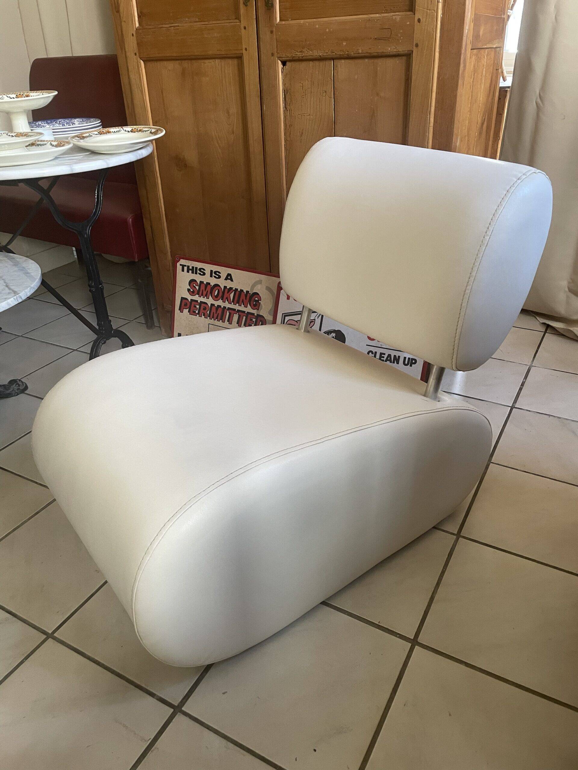 German white armchair Cotta Collection 1970