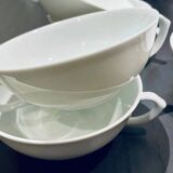 Set of 6 consommé bowls Porcelain