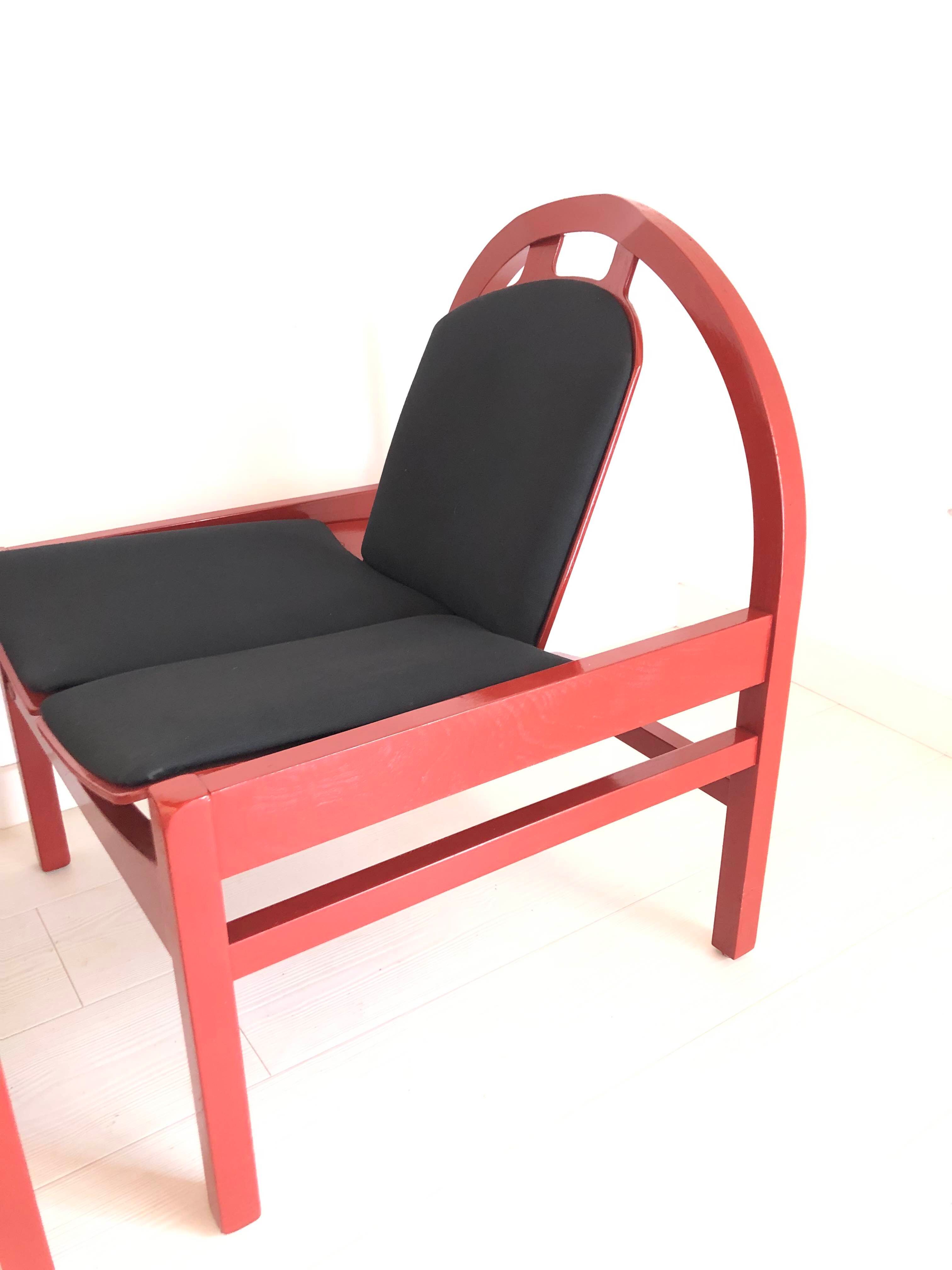 Pair of Baumann armchairs