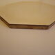 Octagonal plate underside in formica and wood - 1960/70s