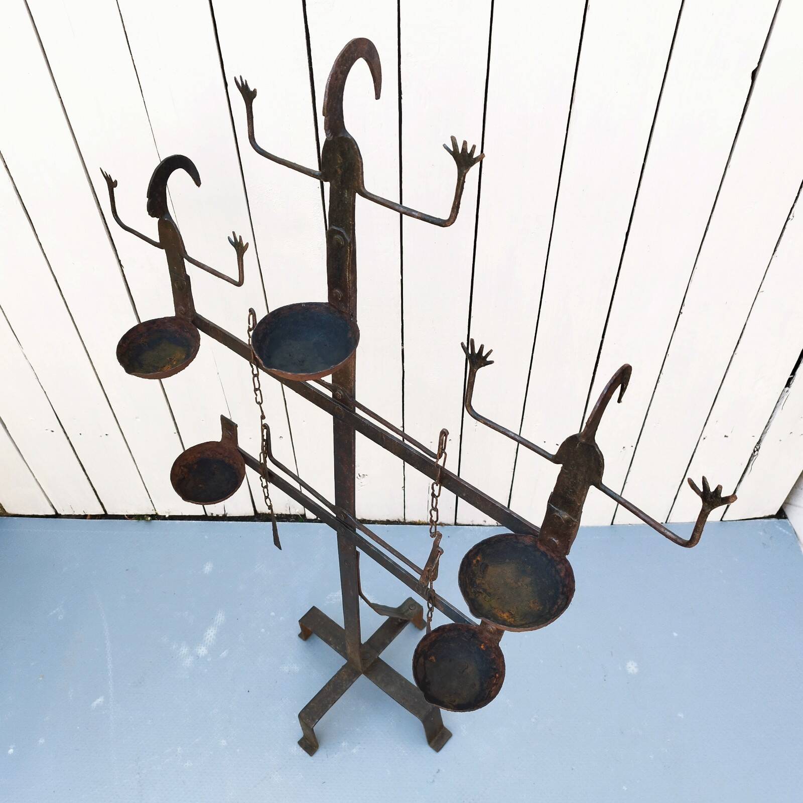 Large anthropomorph 50's Vintage candle holder