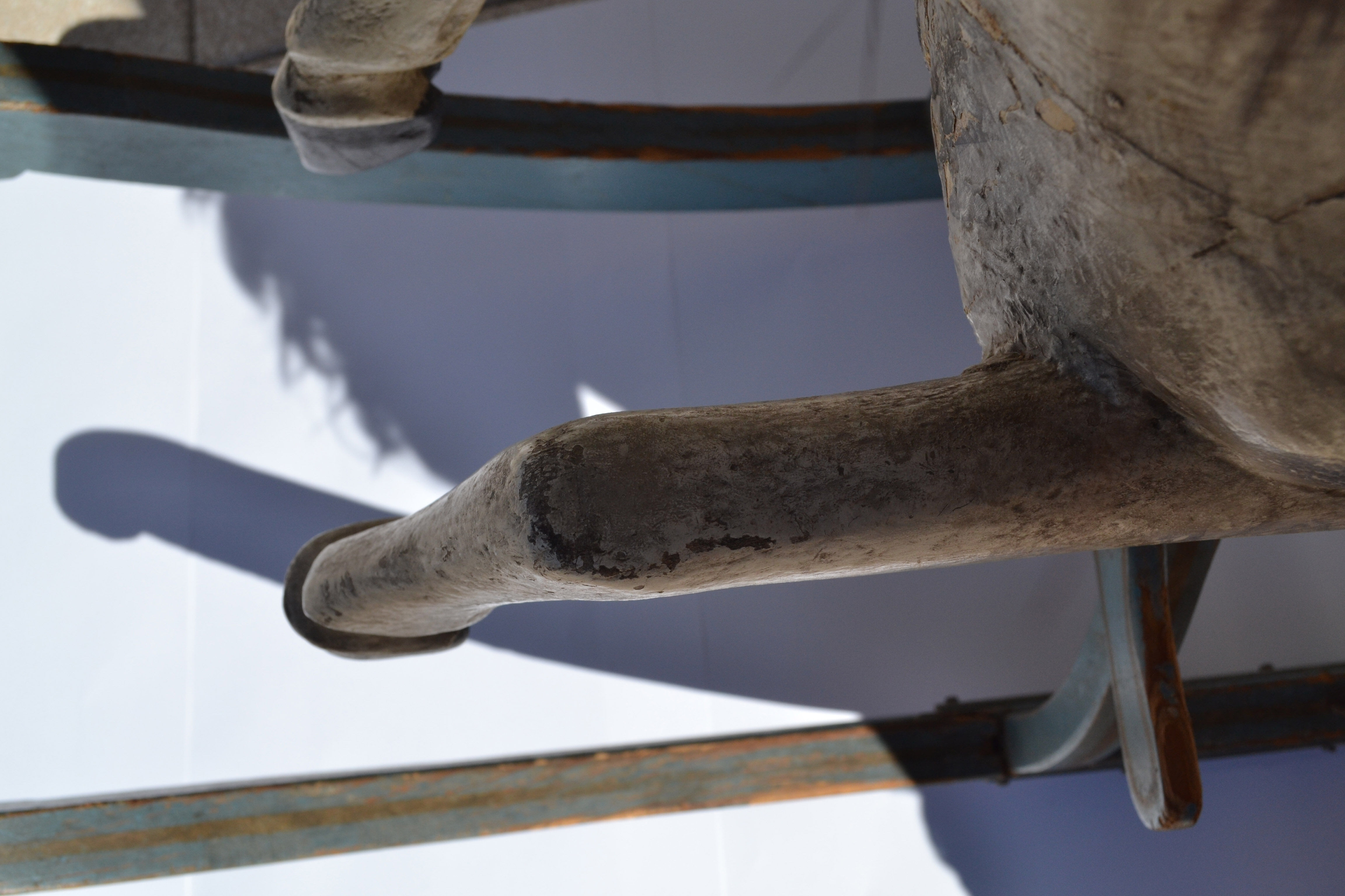 Cheval à bascule des années 1900