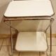 Desserte roulante pliante seventies