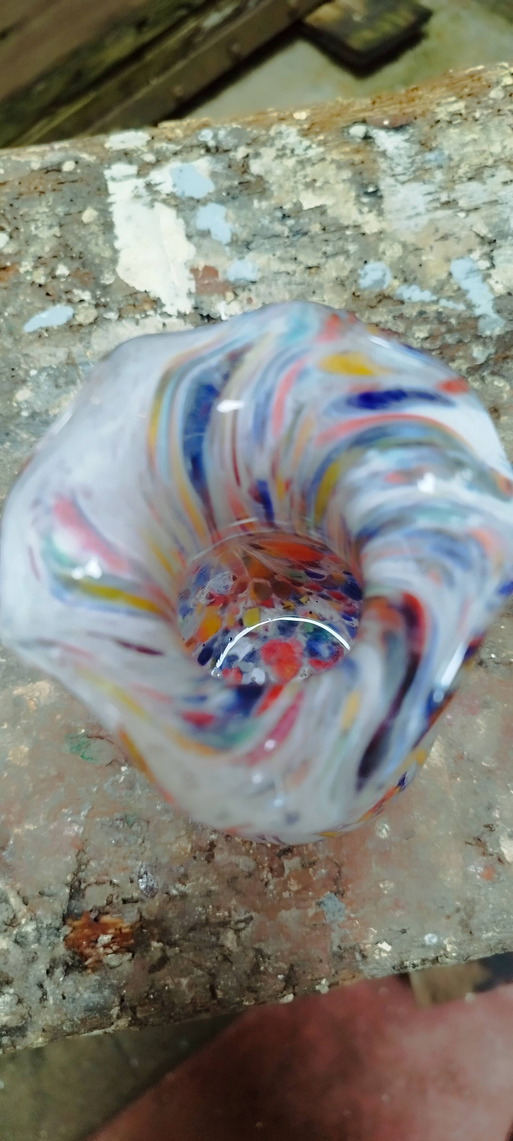 Murano glass vase
