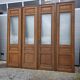 4 solid oak partition doors (high quality)