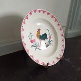 Plate in earthenware of Onnaing ancient hollow