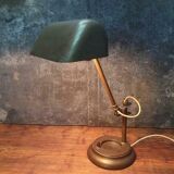 Antique brass desk lamp