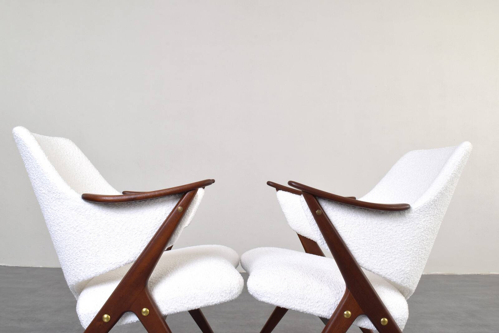 Fauteuils Mid-Century en Teck Knott de Brunstad Møbelfabrikk, Norvège, 1960