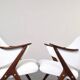 Fauteuils Mid-Century en Teck Knott de Brunstad Møbelfabrikk, Norvège, 1960