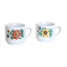 Set de deux mugs en céramique italienne
