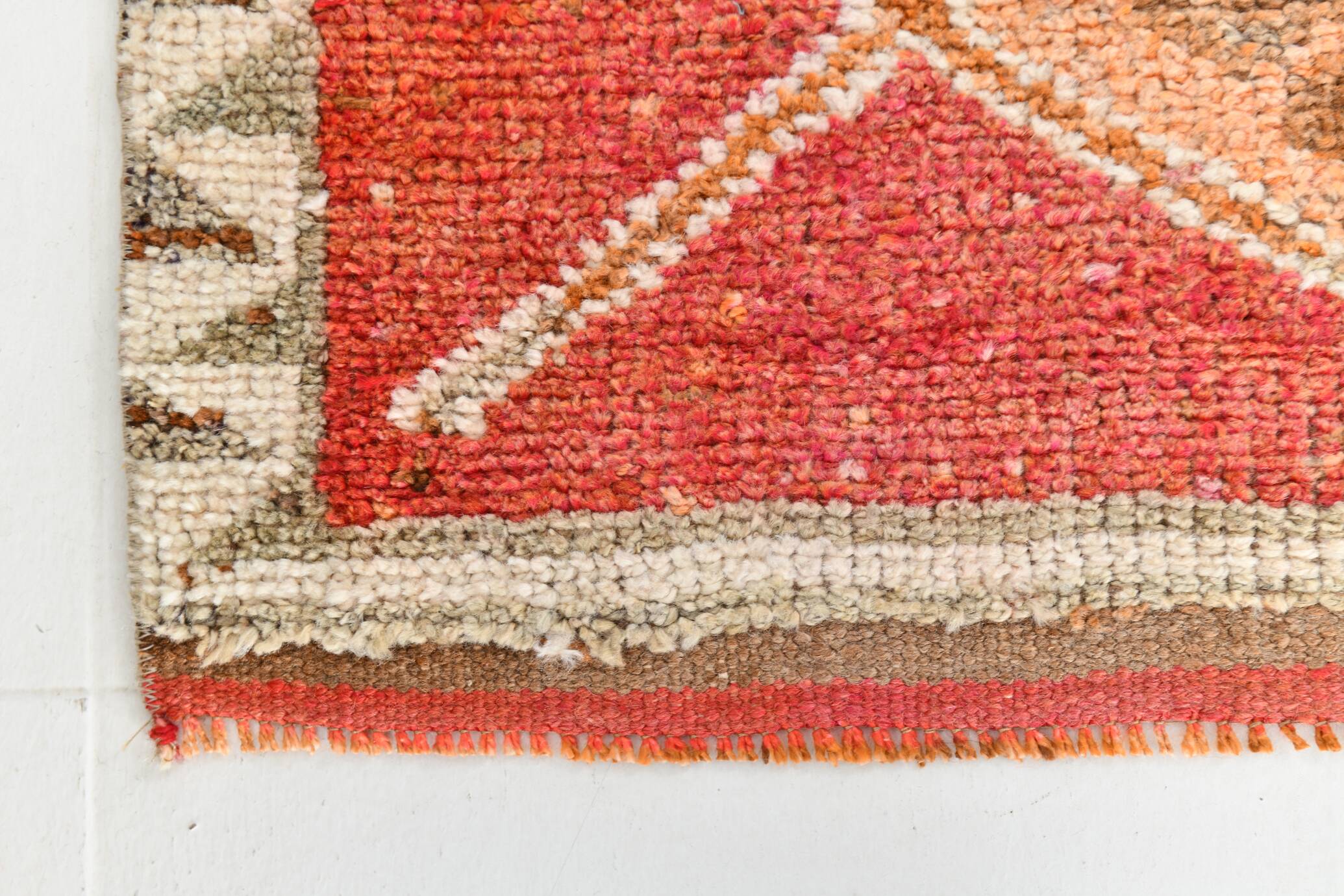 3x10 Soft Pink Runner Rug, Pastel Orientel Runner, 95x294Cm