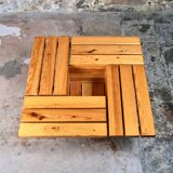 Pine coffee table with storage