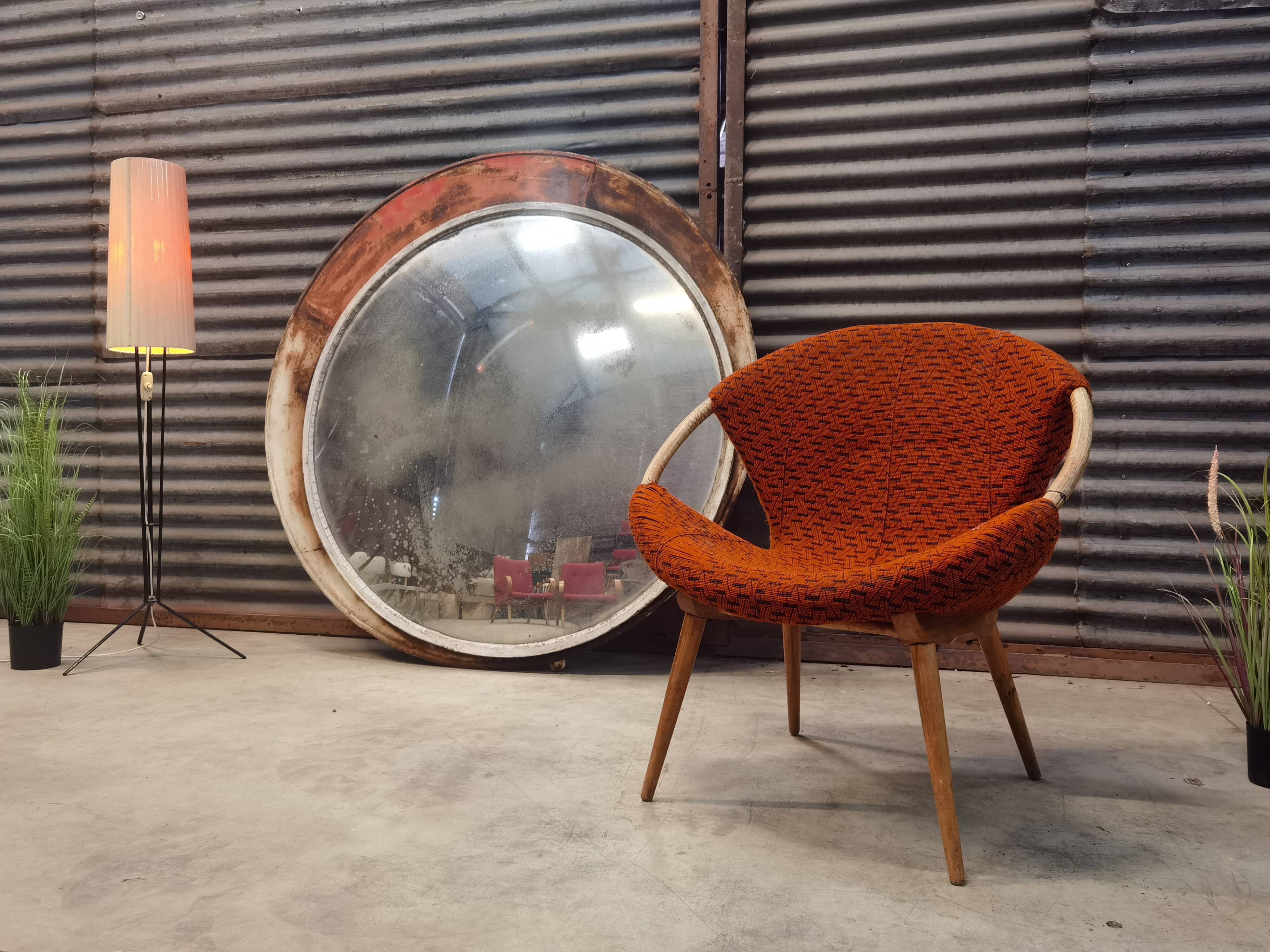 Industrial Convex Mirror Czech Republic 1960