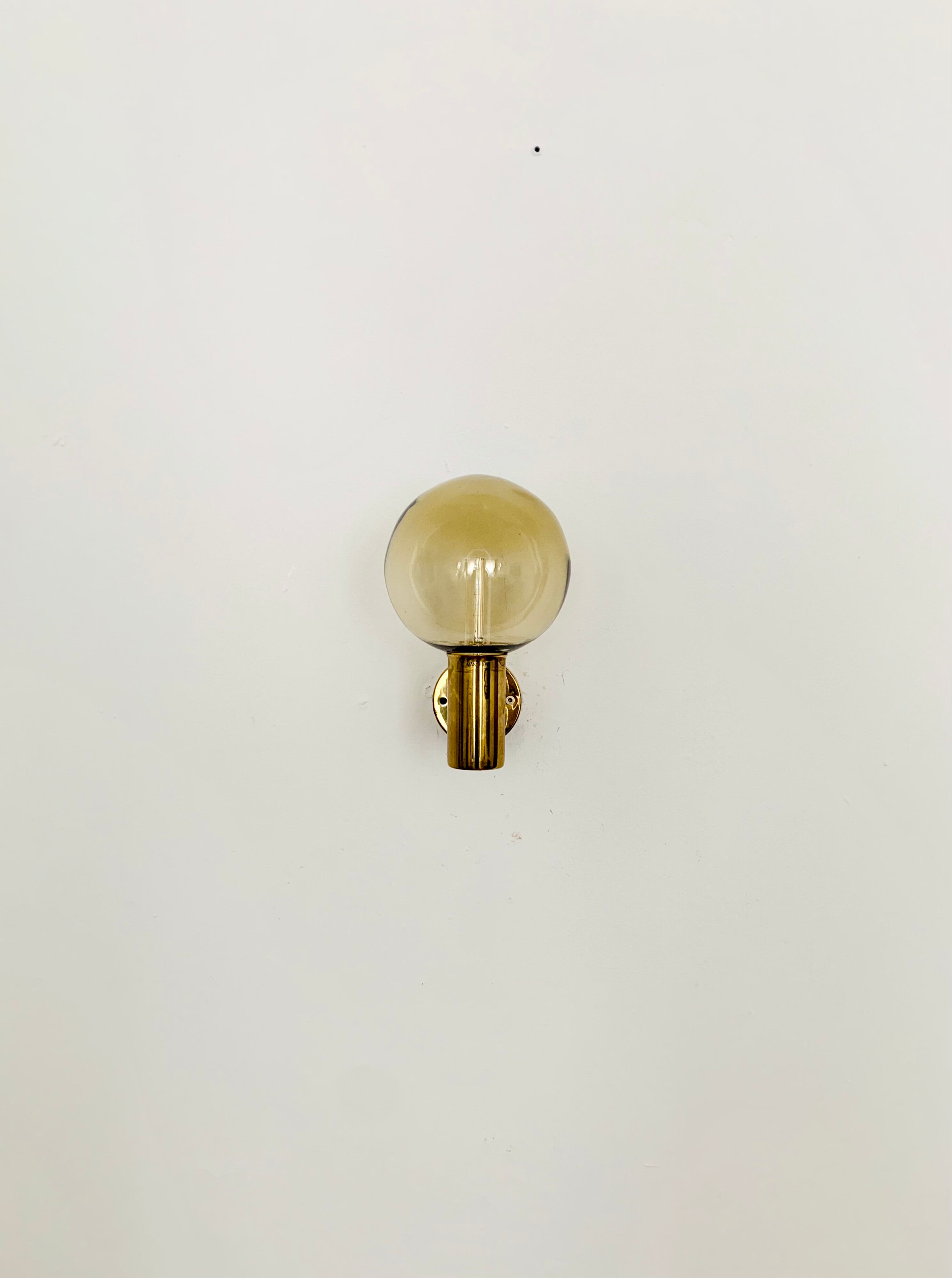 Brass wall lamp by Hans Agne Jakobsson