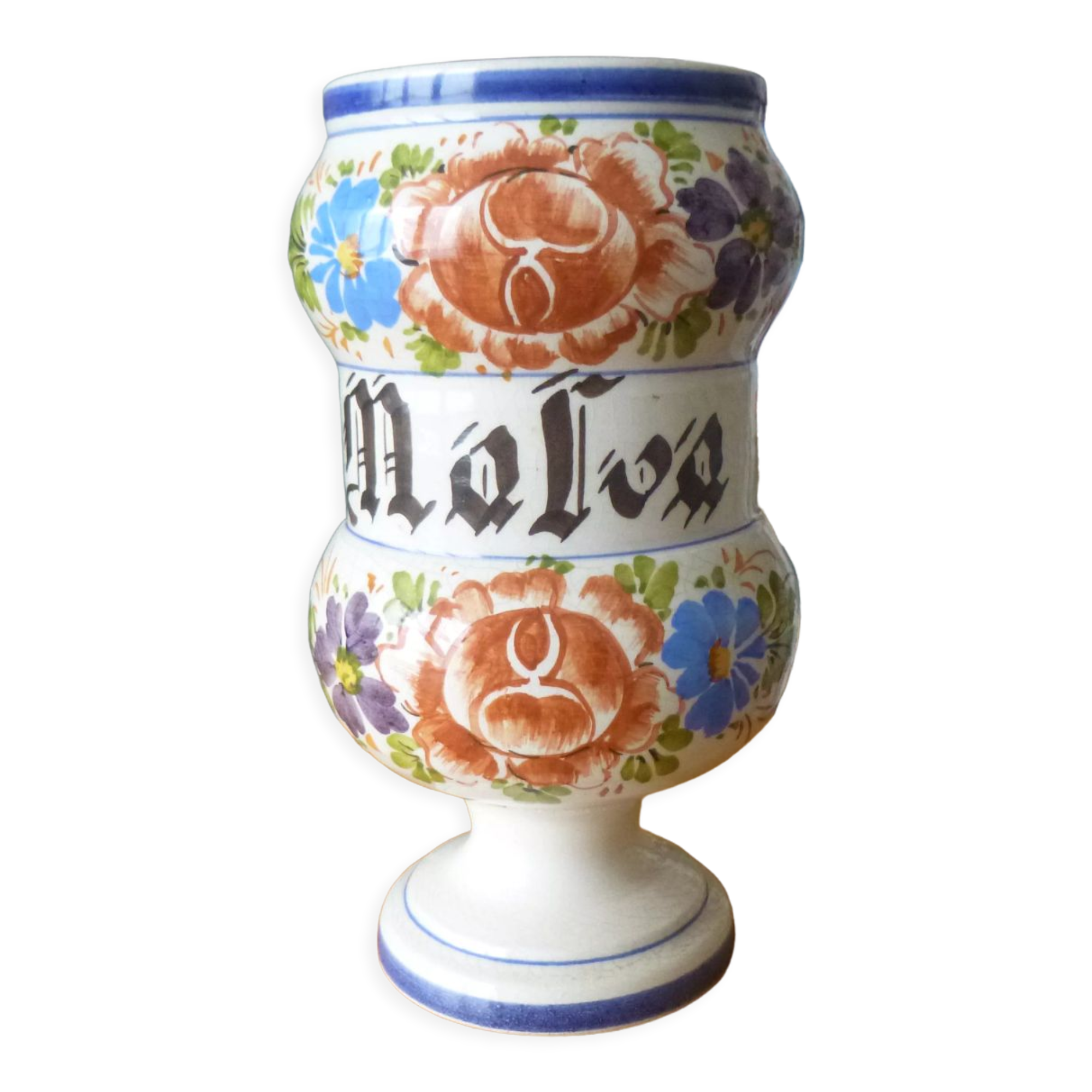 Ceramic apothecary pot bassano