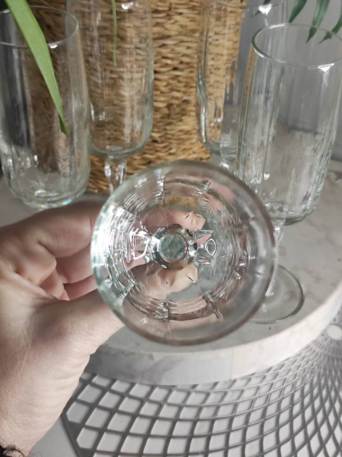 Bergamo crystal flutes